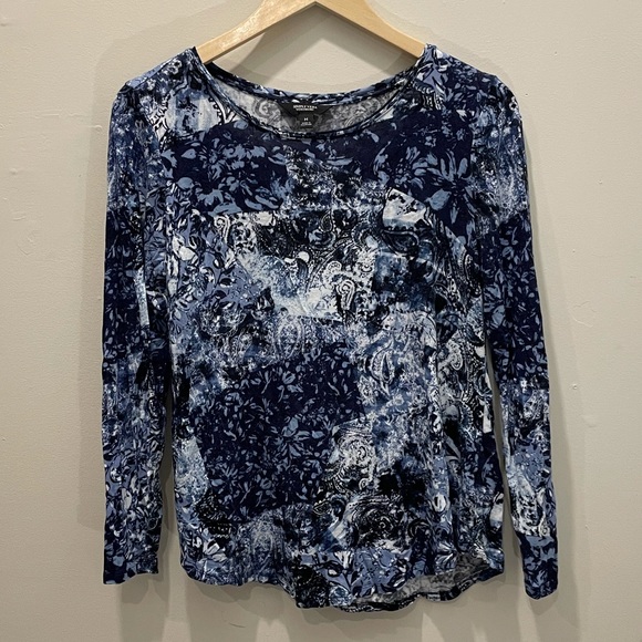 Simply Vera Wang Scoop Neck Long-Sleeve Shirt - Picture 7 of 7